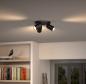 Preview: Philips myLiving LED Spot PONGEE 3-flammiger schwenkbarer Decken Strahler in Schwarz